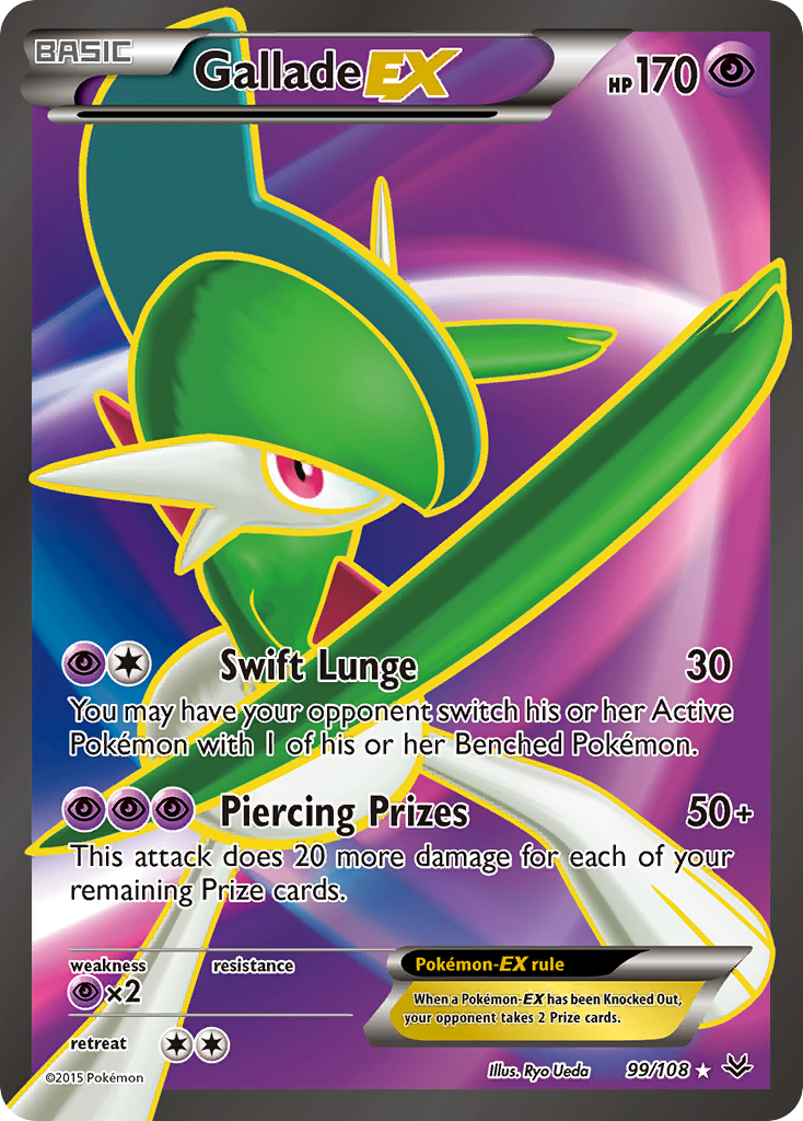 Gallade EX (99/108) [XY: Roaring Skies] | Galaxy Games LLC