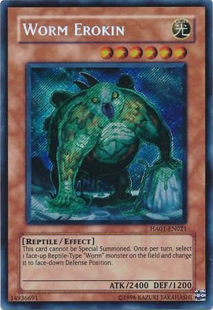 Worm Erokin [HA01-EN021] Secret Rare | Galaxy Games LLC