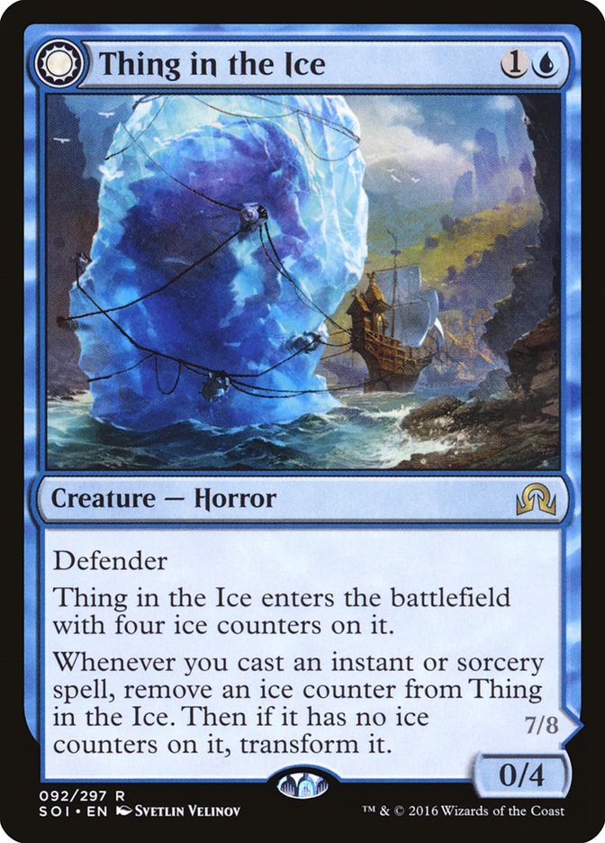 Thing in the Ice // Awoken Horror [Shadows over Innistrad] | Galaxy Games LLC