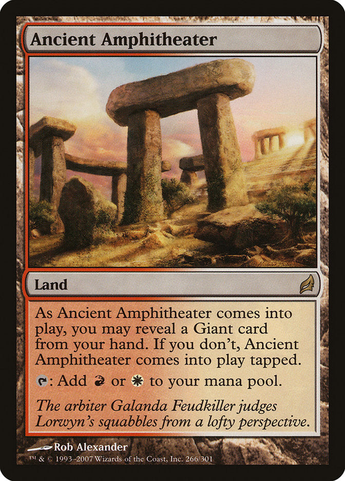Ancient Amphitheater [Lorwyn] | Galaxy Games LLC