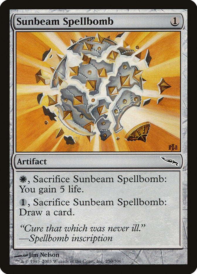 Sunbeam Spellbomb [Mirrodin] | Galaxy Games LLC