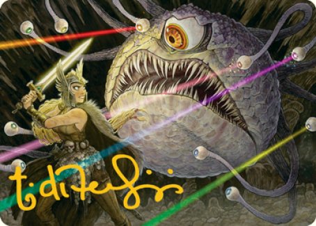 Hive of the Eye Tyrant Art Card (Gold-Stamped Signature) [Dungeons & Dragons: Adventures in the Forgotten Realms Art Series] | Galaxy Games LLC