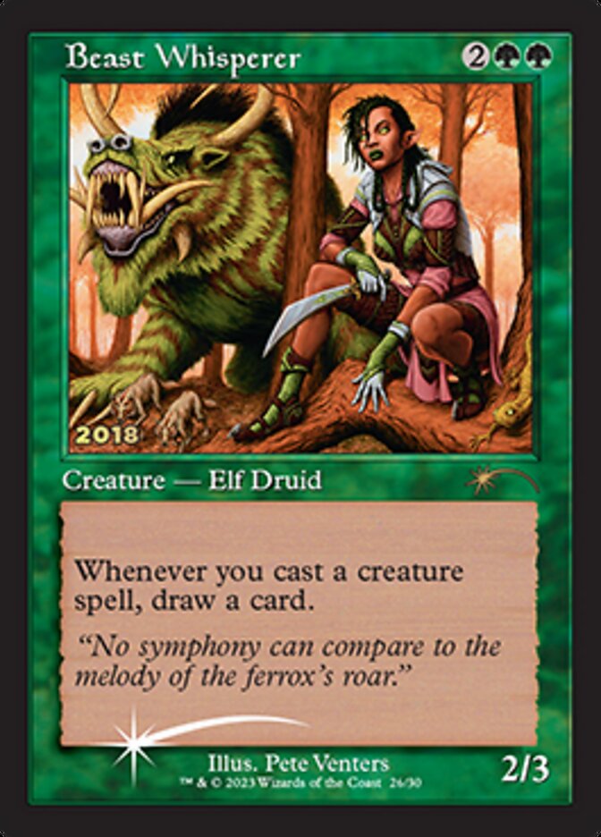 Beast Whisperer [30th Anniversary Promos] | Galaxy Games LLC