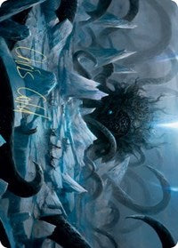 Icebreaker Kraken Art Card (Gold-Stamped Signature) [Kaldheim Art Series] | Galaxy Games LLC