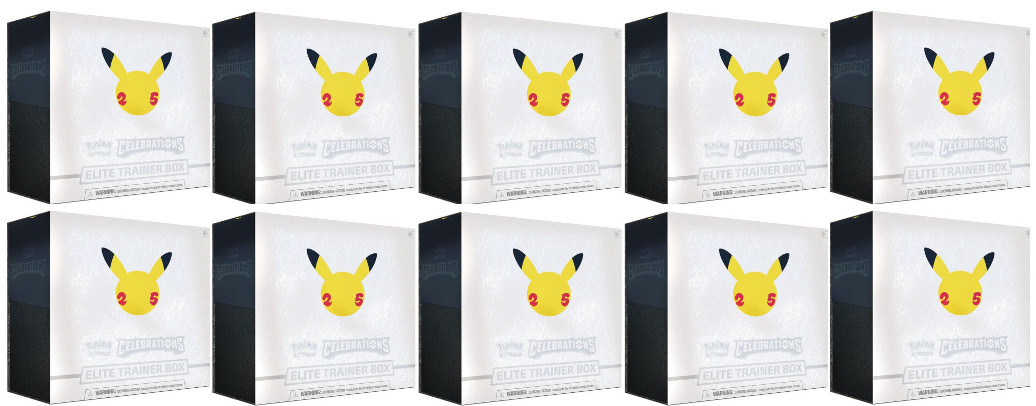 Celebrations: 25th Anniversary - Elite Trainer Box Case | Galaxy Games LLC
