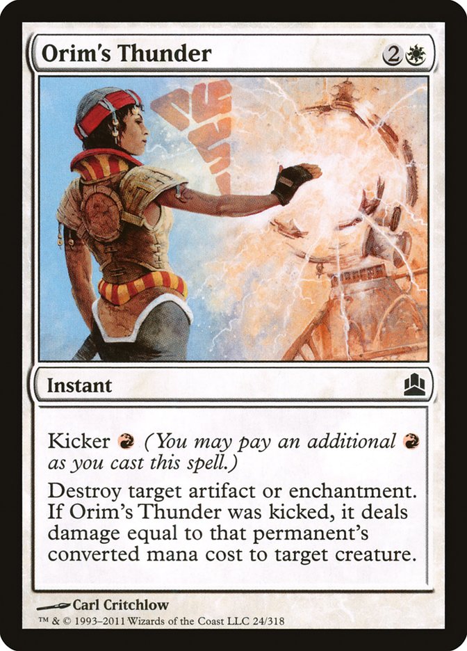 Orim's Thunder [Commander 2011] | Galaxy Games LLC