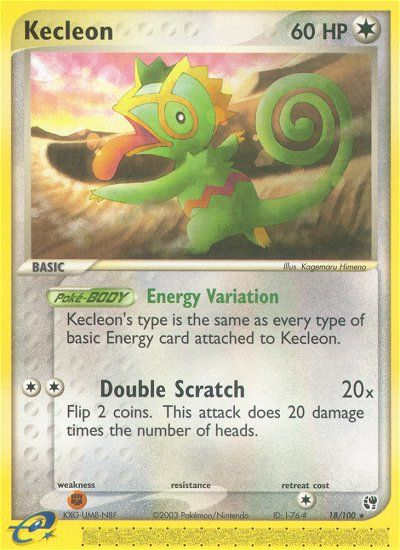 Kecleon (18/100) [EX: Sandstorm] | Galaxy Games LLC