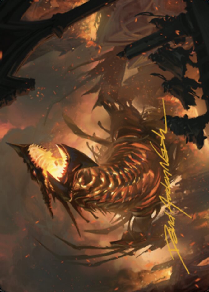 The Fall of Kroog Art Card (Gold-Stamped Signature) [The Brothers' War Art Series] | Galaxy Games LLC