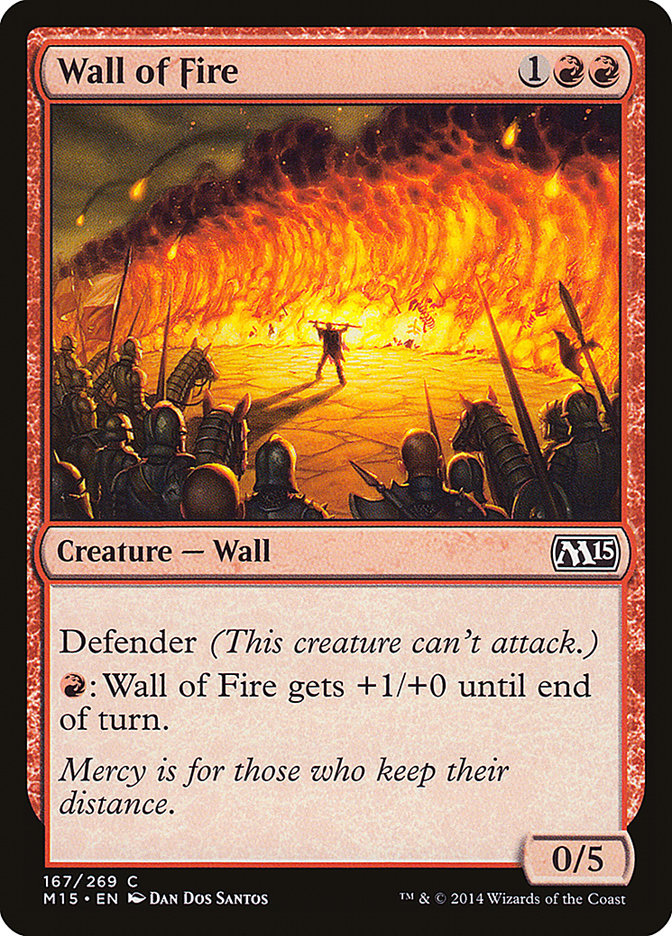 Wall of Fire [Magic 2015] | Galaxy Games LLC
