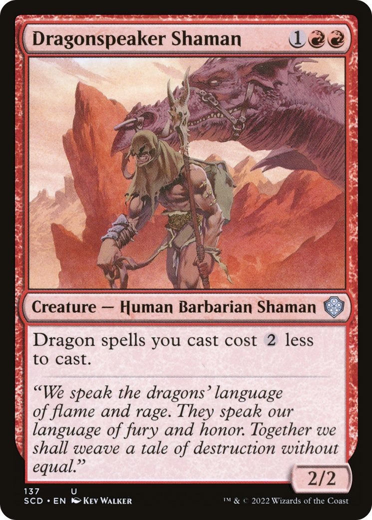 Dragonspeaker Shaman [Starter Commander Decks] | Galaxy Games LLC