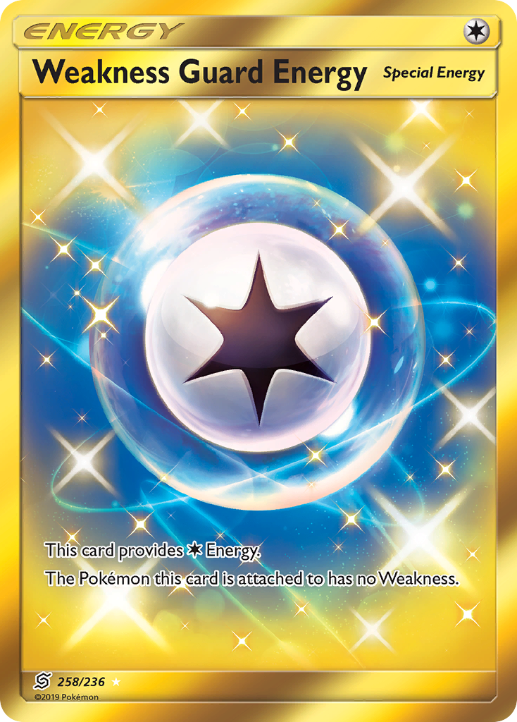 Weakness Guard Energy (258/236) [Sun & Moon: Unified Minds] | Galaxy Games LLC