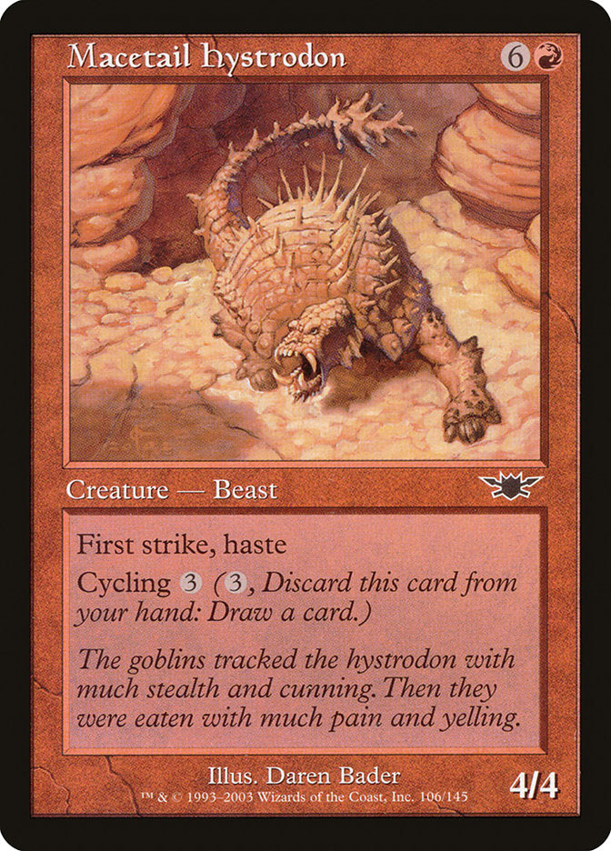 Macetail Hystrodon [Legions] | Galaxy Games LLC