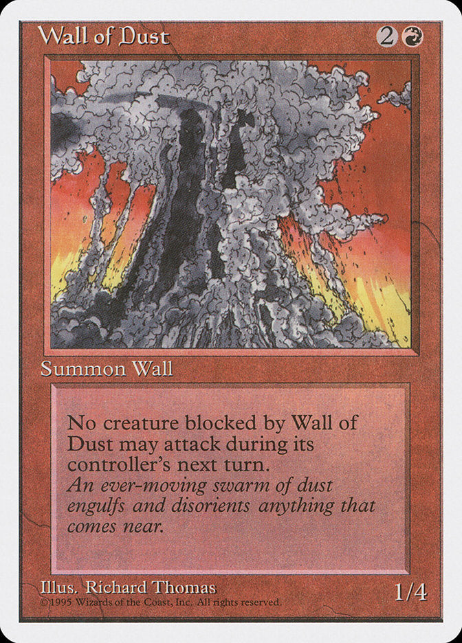 Wall of Dust [Fourth Edition] | Galaxy Games LLC