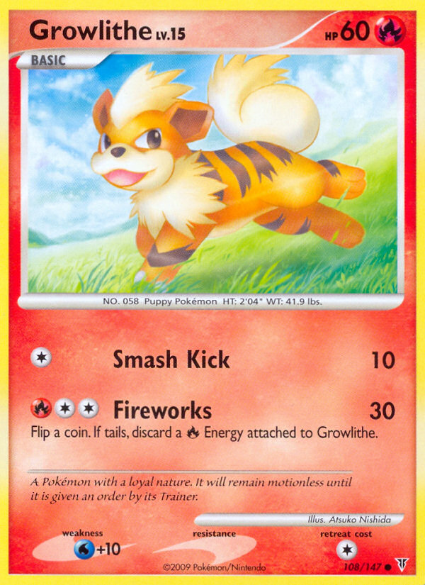 Growlithe (108/147) [Platinum: Supreme Victors] | Galaxy Games LLC