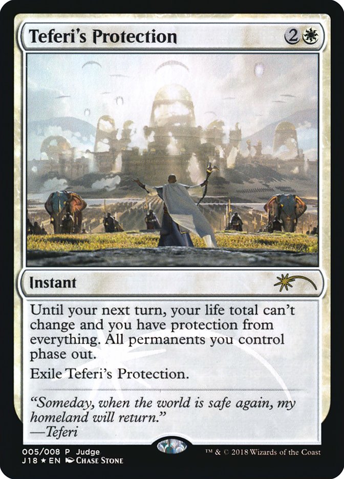 Teferi's Protection [Judge Gift Cards 2018] | Galaxy Games LLC