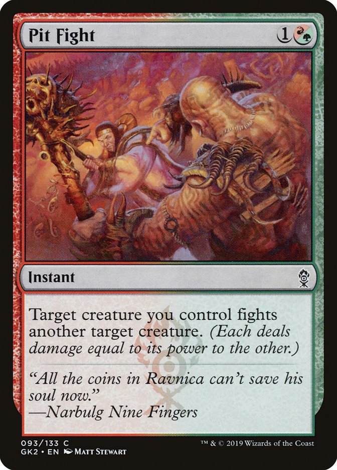 Pit Fight [Ravnica Allegiance Guild Kit] | Galaxy Games LLC