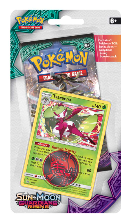 Sun & Moon: Guardians Rising - Single Pack Blister (Tsareena) | Galaxy Games LLC
