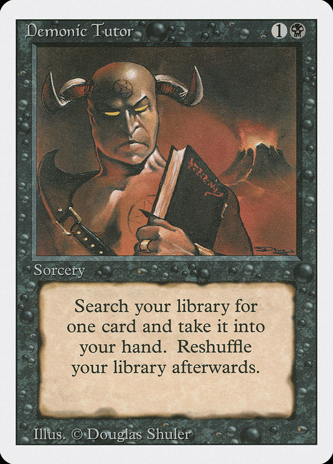 Demonic Tutor [Revised Edition] | Galaxy Games LLC