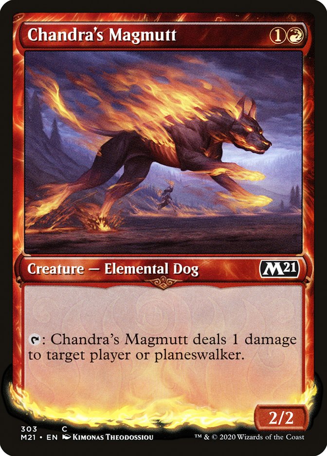 Chandra's Magmutt (Showcase) [Core Set 2021] | Galaxy Games LLC