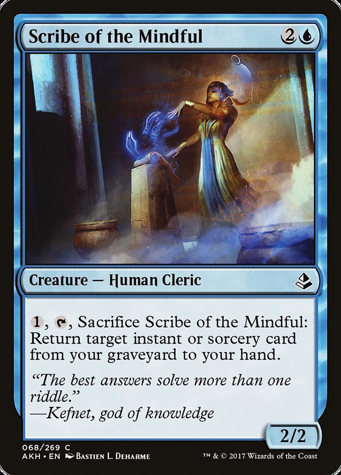 Scribe of the Mindful [Amonkhet] | Galaxy Games LLC