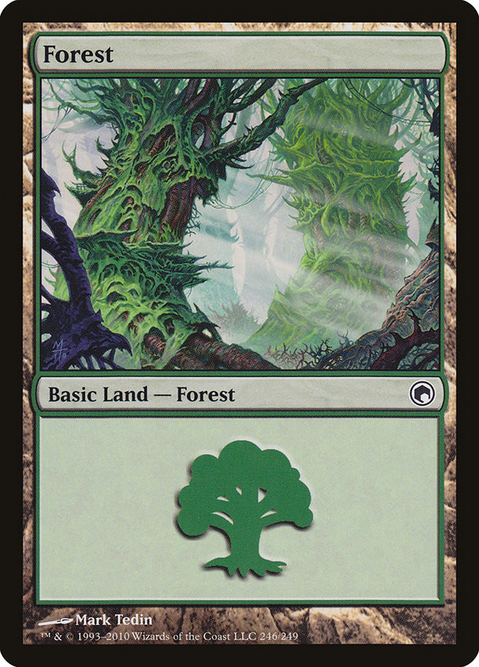 Forest (246) [Scars of Mirrodin] | Galaxy Games LLC