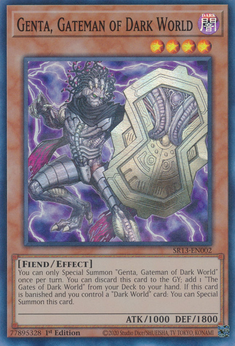 Genta, Gateman of Dark World [SR13-EN002] Super Rare | Galaxy Games LLC