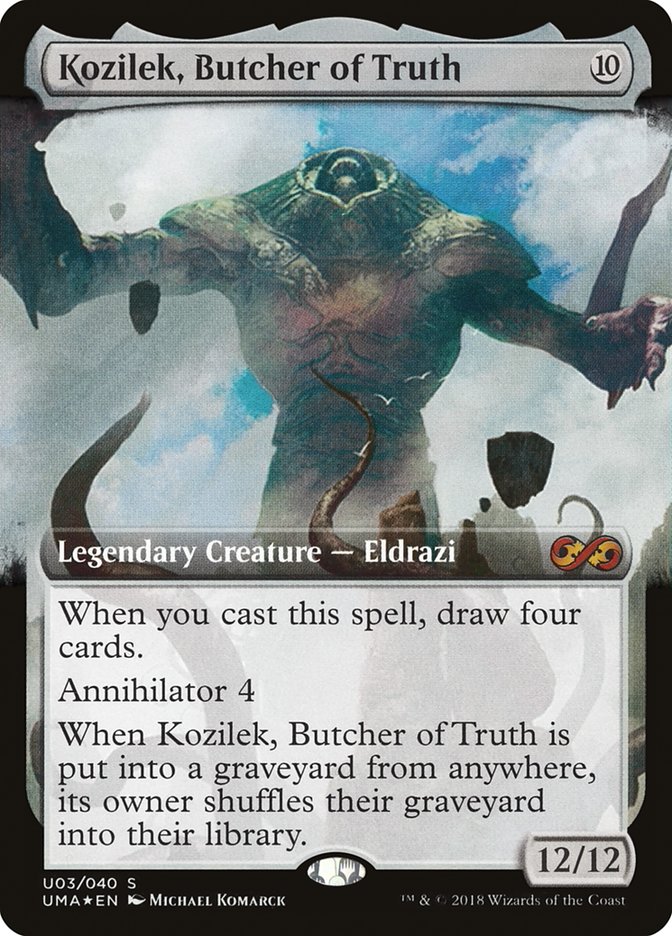 Kozilek, Butcher of Truth (Topper) [Ultimate Masters Box Topper] | Galaxy Games LLC