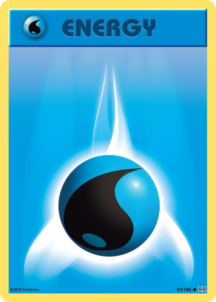 Water Energy (93/108) [XY: Evolutions] | Galaxy Games LLC