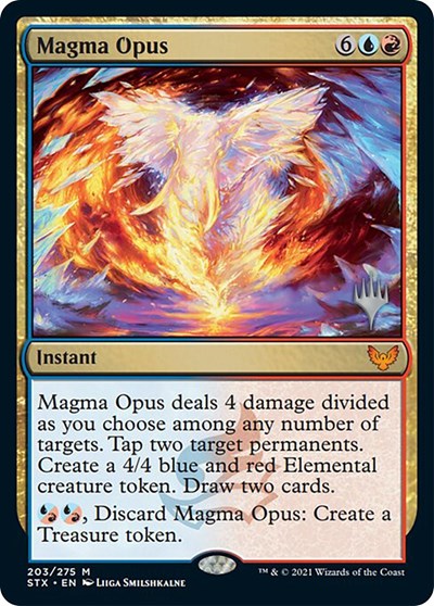 Magma Opus (Promo Pack) [Strixhaven: School of Mages Promos] | Galaxy Games LLC