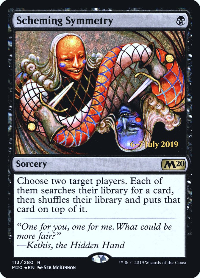 Scheming Symmetry [Core Set 2020 Prerelease Promos] | Galaxy Games LLC