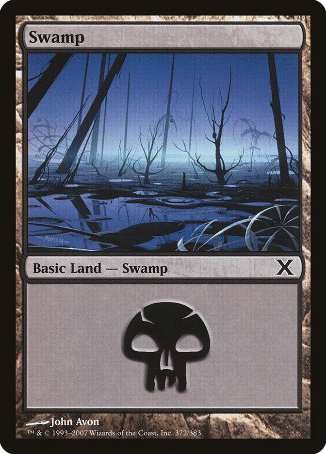 Swamp (372) [Tenth Edition] | Galaxy Games LLC