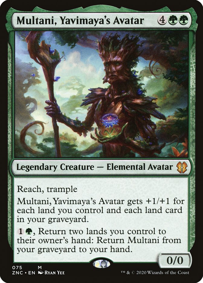 Multani, Yavimaya's Avatar [Zendikar Rising Commander] | Galaxy Games LLC