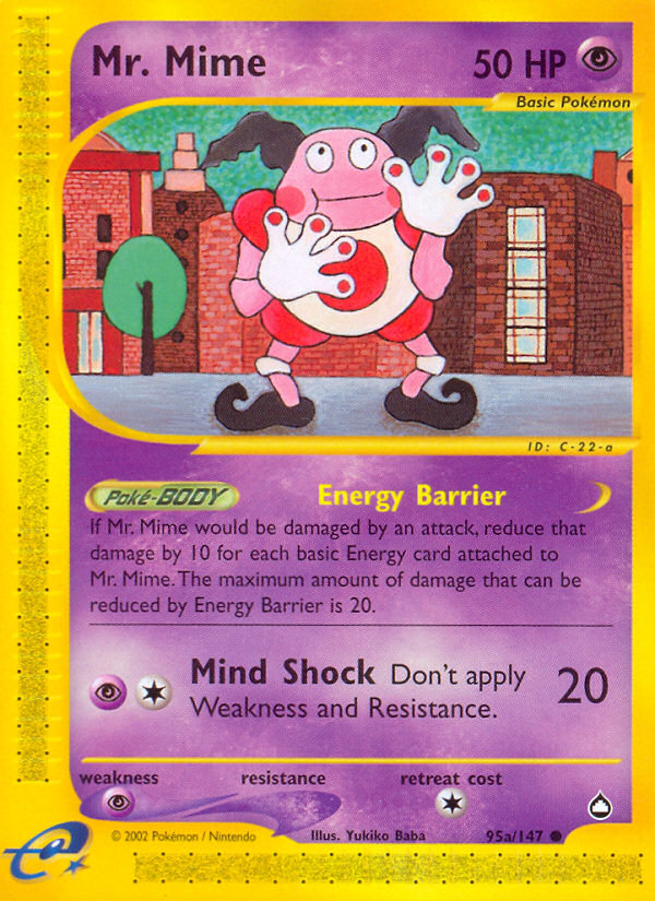 Mr. Mime (95a/147) [Aquapolis] | Galaxy Games LLC