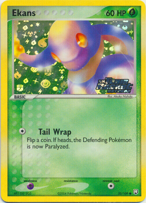 Ekans (55/109) (Stamped) [EX: Team Rocket Returns] | Galaxy Games LLC