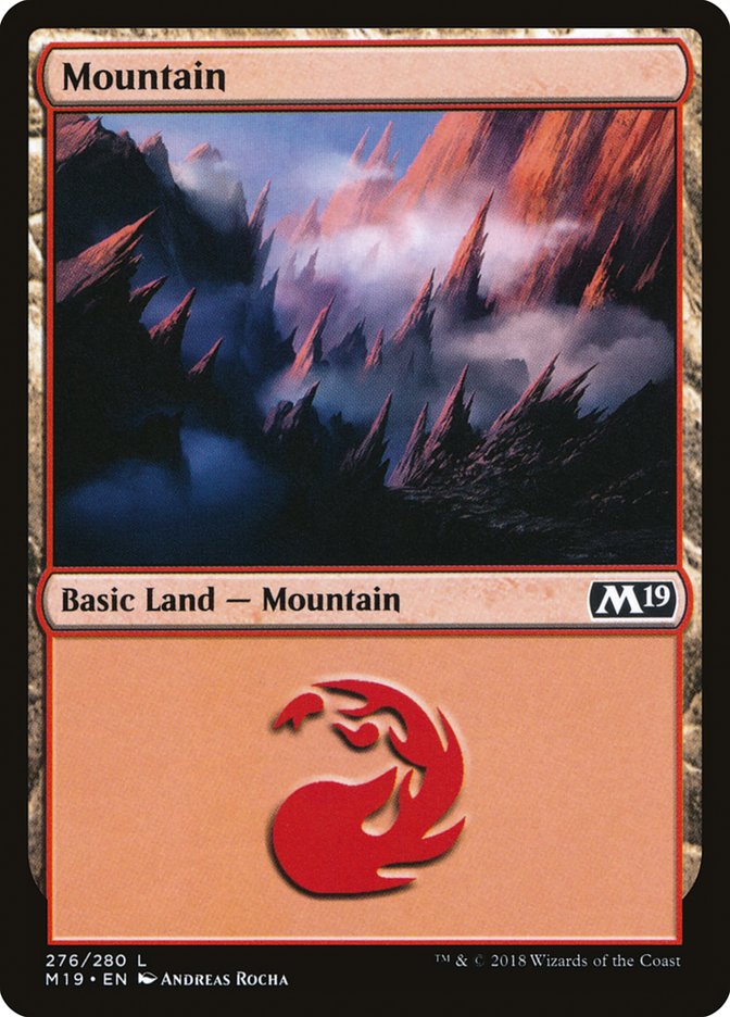 Mountain (276) [Core Set 2019] | Galaxy Games LLC