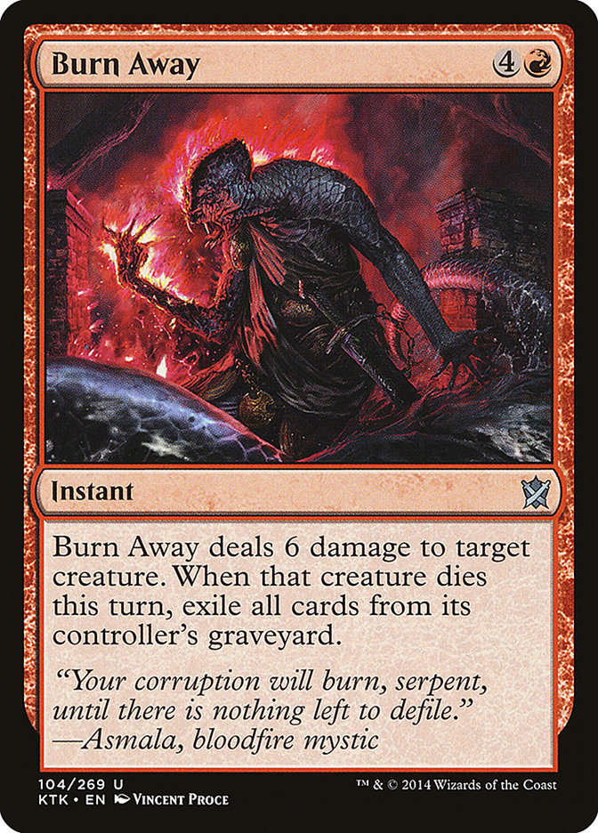 Burn Away [Khans of Tarkir] | Galaxy Games LLC
