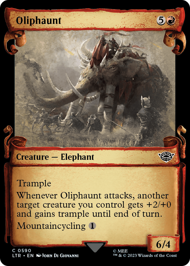 Oliphaunt [The Lord of the Rings: Tales of Middle-Earth Showcase Scrolls] | Galaxy Games LLC