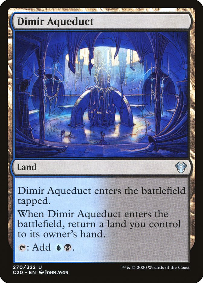 Dimir Aqueduct [Commander 2020] | Galaxy Games LLC