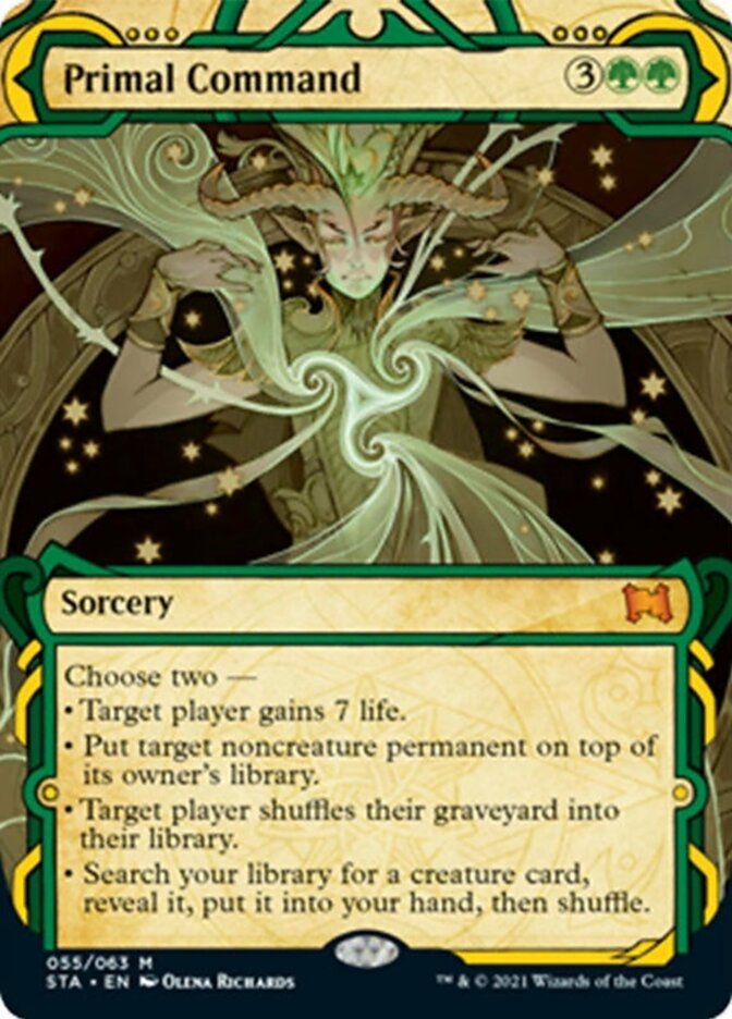 Primal Command (Foil Etched) [Strixhaven: School of Mages Mystical Archive] | Galaxy Games LLC