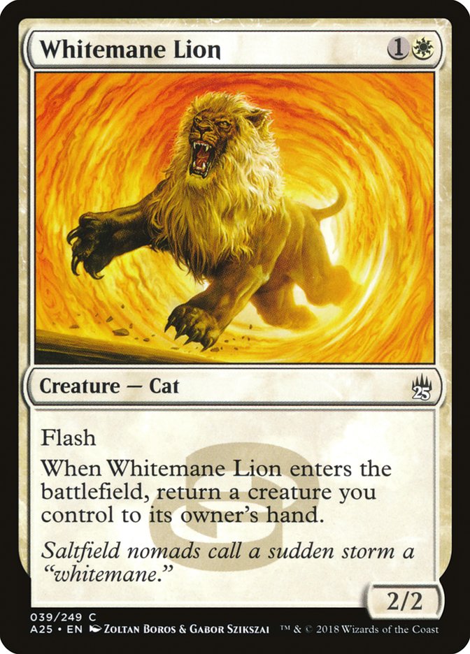 Whitemane Lion [Masters 25] | Galaxy Games LLC