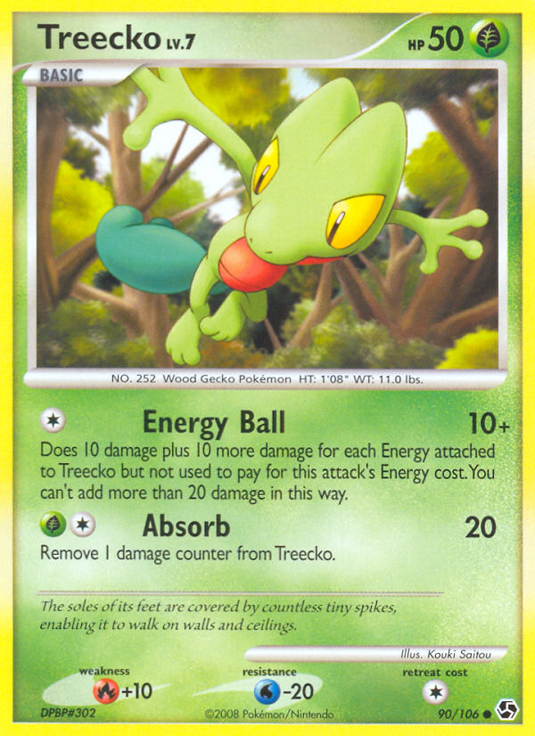 Treecko (90/106) [Diamond & Pearl: Great Encounters] | Galaxy Games LLC