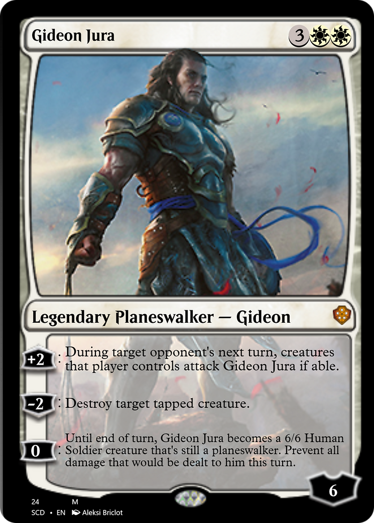 Gideon Jura [Starter Commander Decks] | Galaxy Games LLC