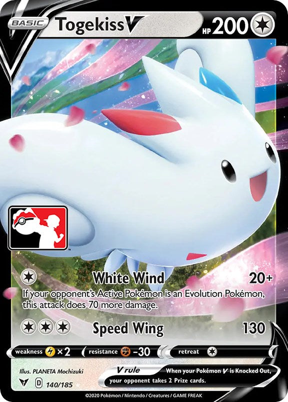 Togekiss V (140/185) [Prize Pack Series One] | Galaxy Games LLC