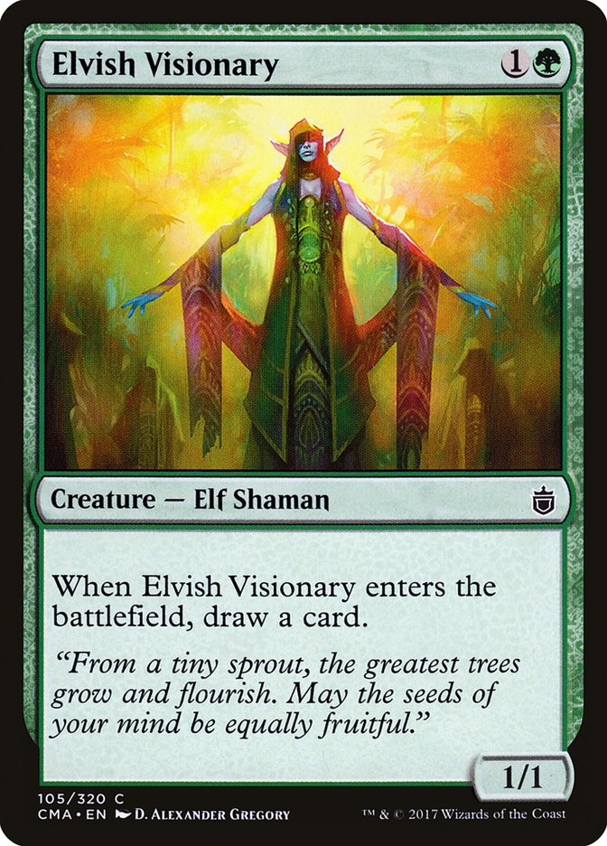 Elvish Visionary [Commander Anthology] | Galaxy Games LLC