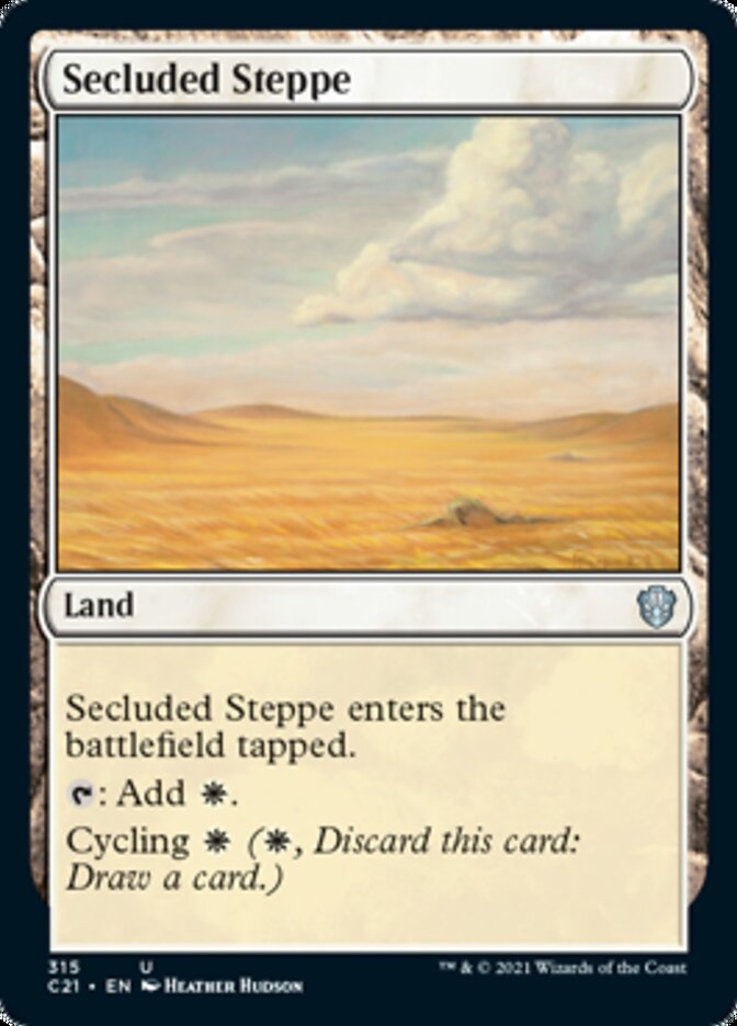 Secluded Steppe [Commander 2021] | Galaxy Games LLC