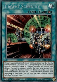 Urgent Schedule [LDS2-EN125] Secret Rare | Galaxy Games LLC