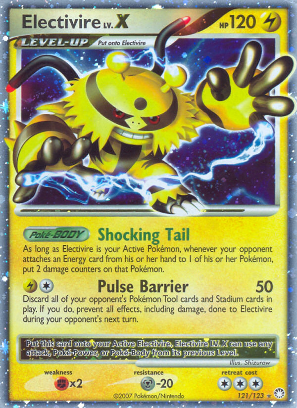 Electivire LV.X (121/123) [Diamond & Pearl: Mysterious Treasures] | Galaxy Games LLC