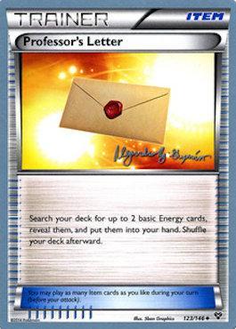 Professor's Letter (123/146) (Primal Groudon - Alejandro Ng-Guzman) [World Championships 2015] | Galaxy Games LLC