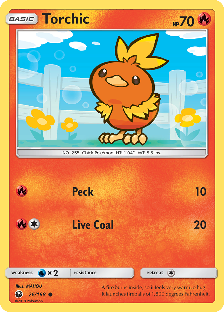 Torchic (26/168) [Sun & Moon: Celestial Storm] | Galaxy Games LLC