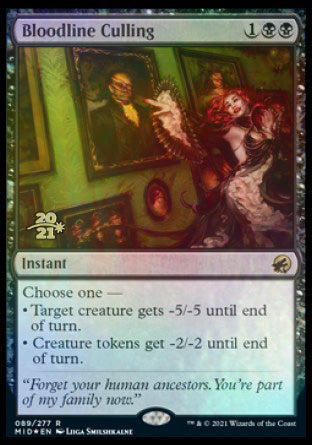 Bloodline Culling [Innistrad: Midnight Hunt Prerelease Promos] | Galaxy Games LLC